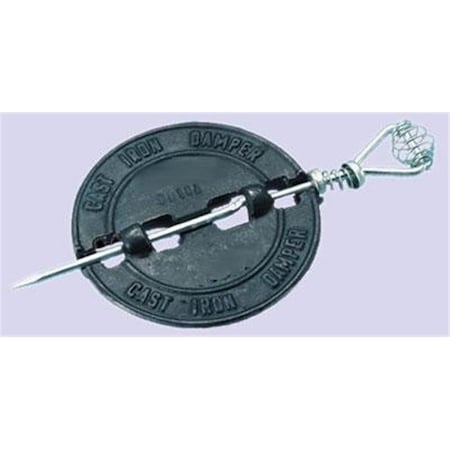 Integra Miltex Imperial Manufacturing Group BM0052 7 Inch  Cast-iron Stovepipe Damper 31330